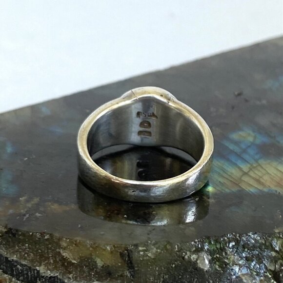 Sterling Silver 925 Signed PSCL Peter Stone Celtic Spiral Knot Band Ring Sz 7 - Picture 13 of 16